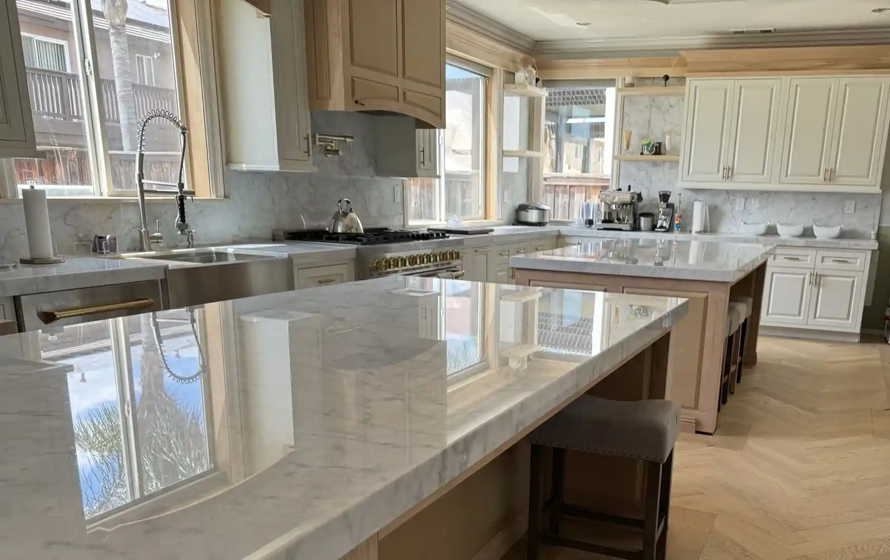 Finished PL Builders kitchen construction work