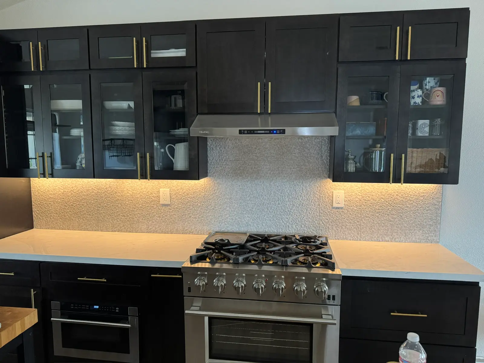 Menifee refrigerator leak kitchen water damage project photos from PL Builders
