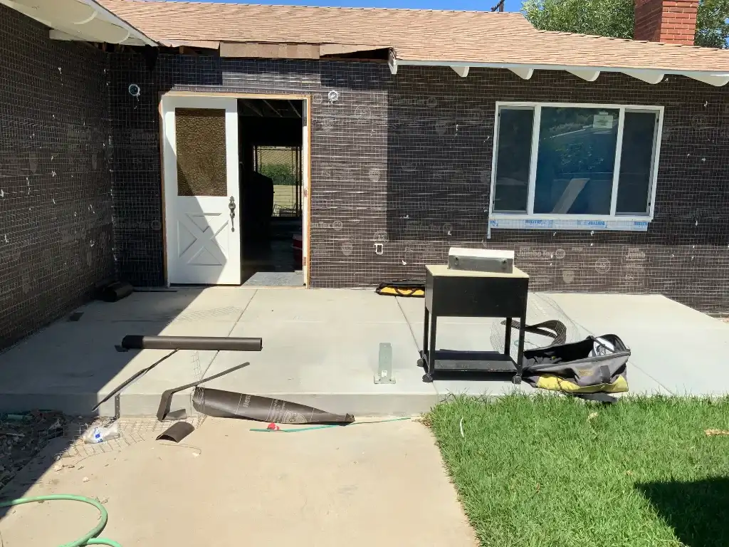 Before: Structural Wall Removal & Beam Framing project photos from PL Builders
